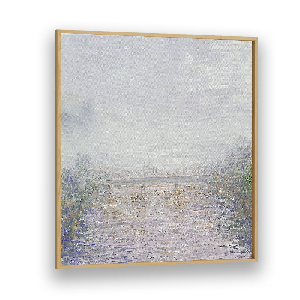 MISTY RIVER LANDSCAPE