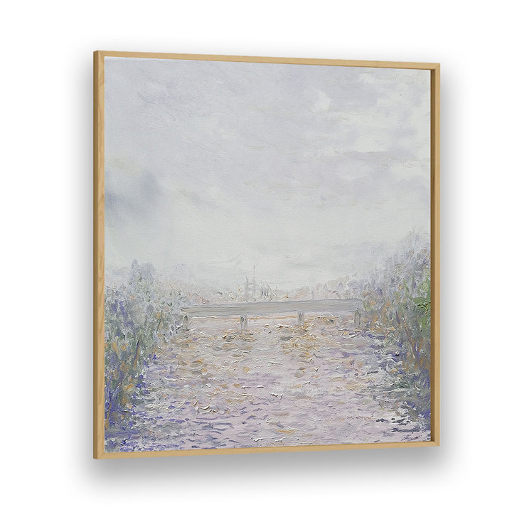 MISTY RIVER LANDSCAPE