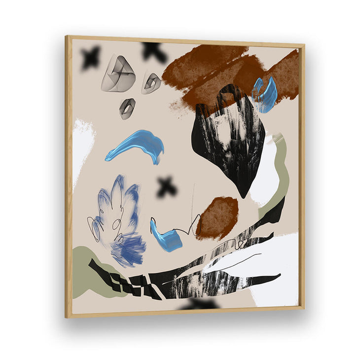 MIXED MEDIA COMPOSITION , ABSTRACT PAINTINGS