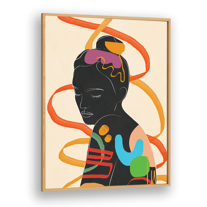 MODERN ABSTRACT WOMAN II , POP ART PAINTINGS