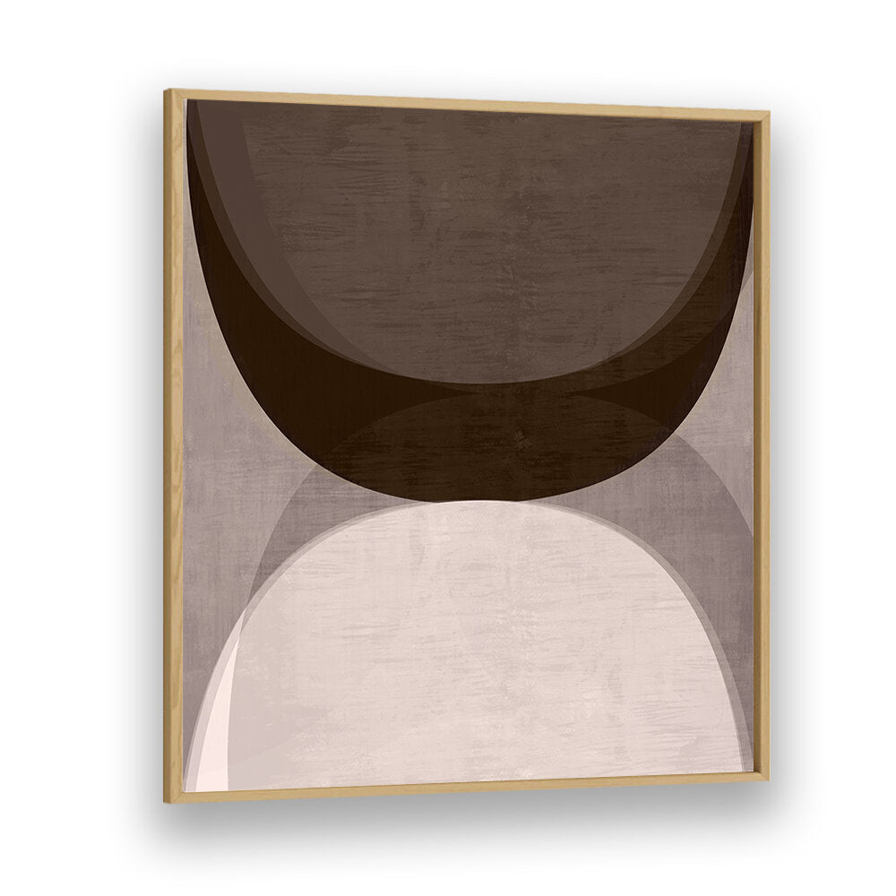 Stylish MODERN MOCHA II, GEOMETRIC ART PRINTS featuring contemporary shapes to elevate your home decor.