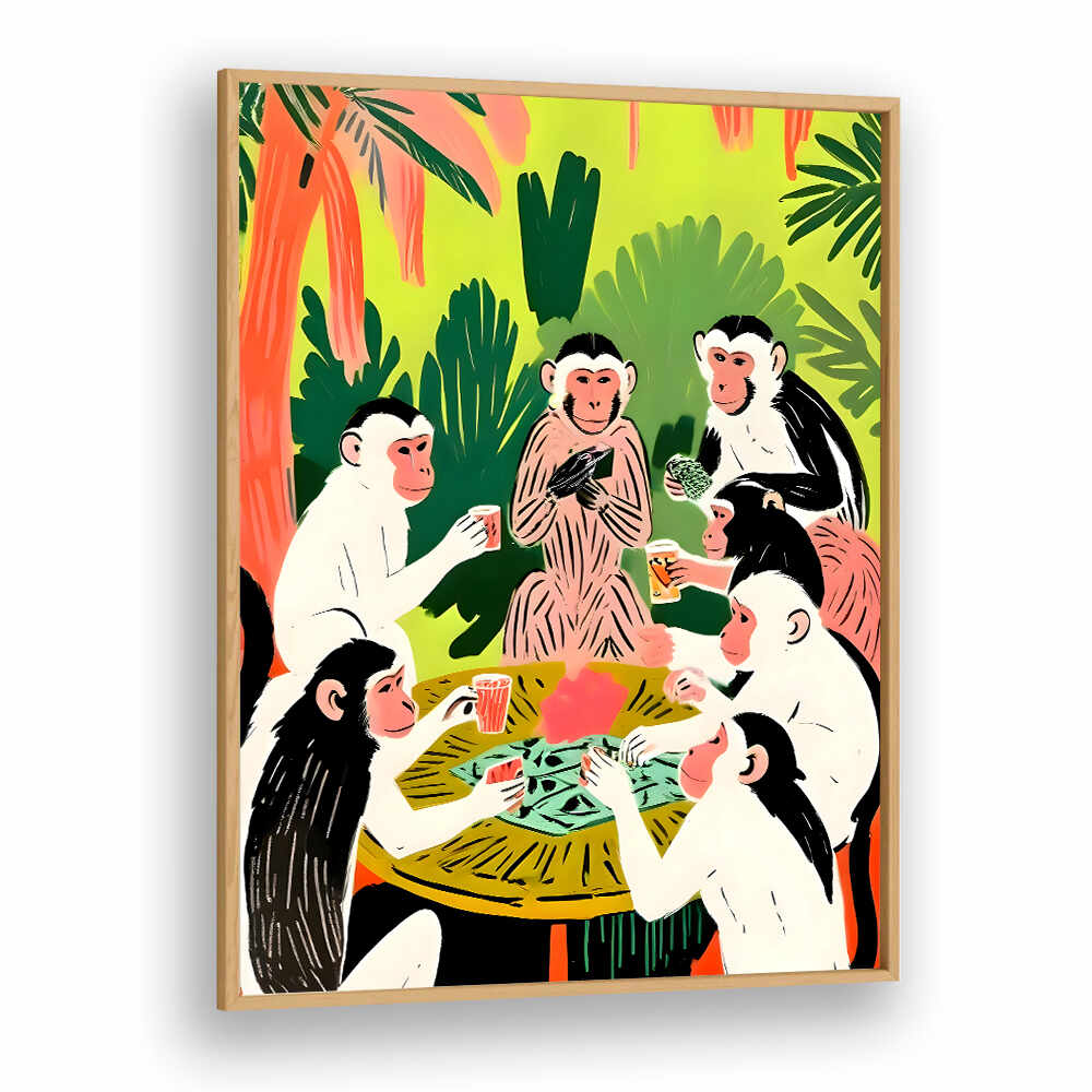 MONKEY POKERR , ANIMAL PAINTINGS