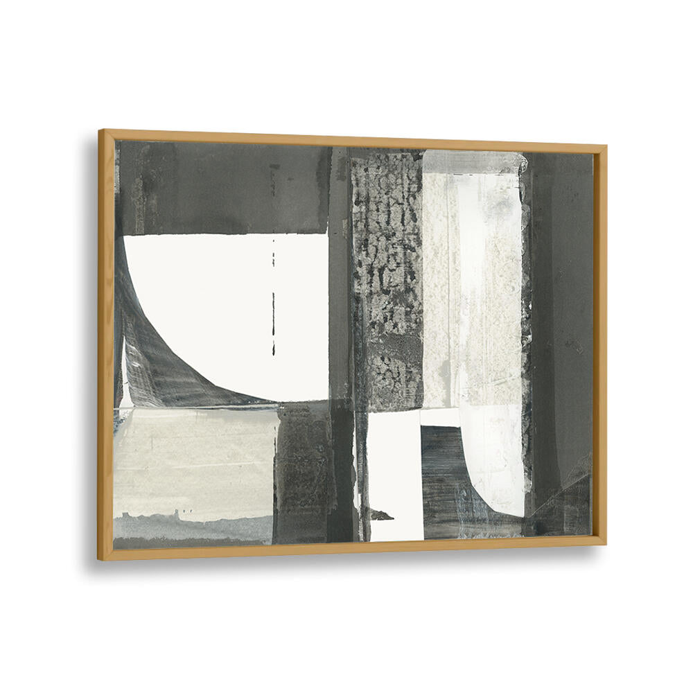 Elevate your decor with MONOCHROME SHAPES LIGHT II, ABSTRACT PAINTINGS featuring a harmonious blend of shapes.