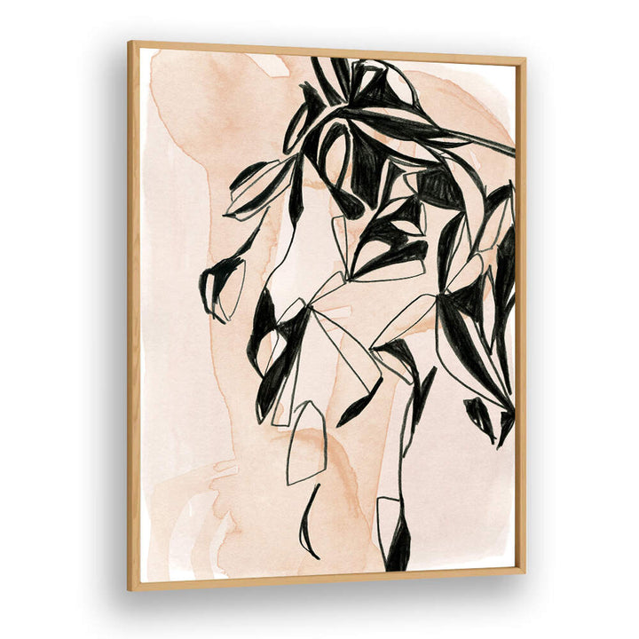 MONOCHROME LEAVES , ORGANIC FORMS