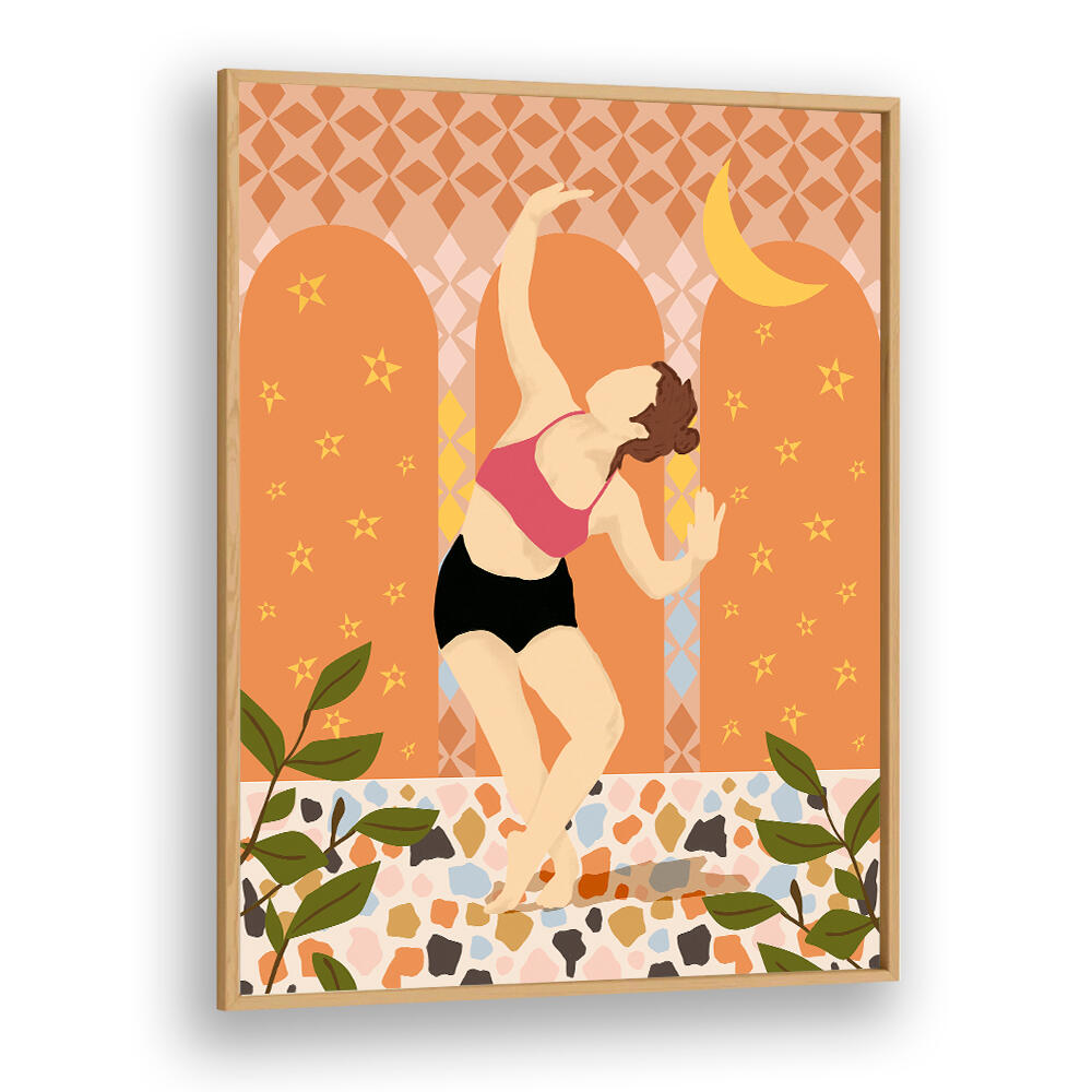 MOONLIT DANCE , PORTRAITS & FIGURATIVE ILLUSTRATIONS