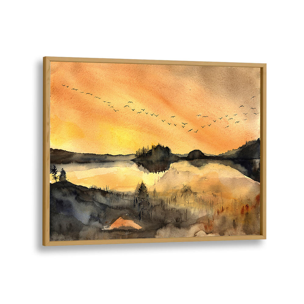 MORNINGMIGRATION , LANDSCAPE PAINTINGS