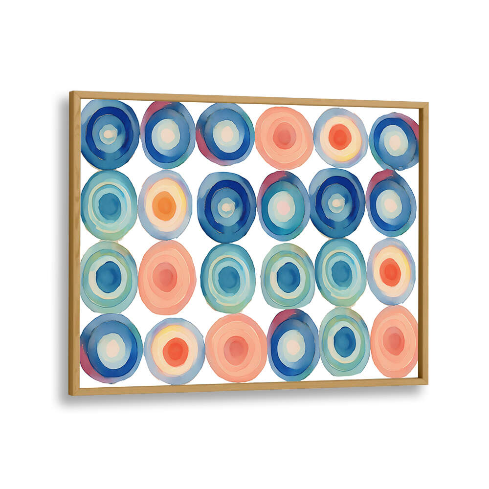 MULTI COLOURED  CIRCLES , ORGANIC FORMS