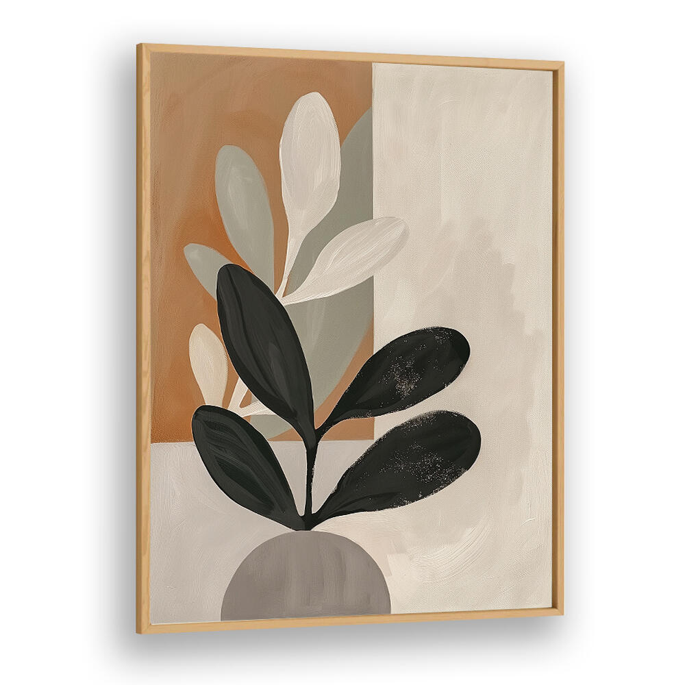 NEUTRAL ELEGANCE , FLORAL FLOWER PAINTINGS