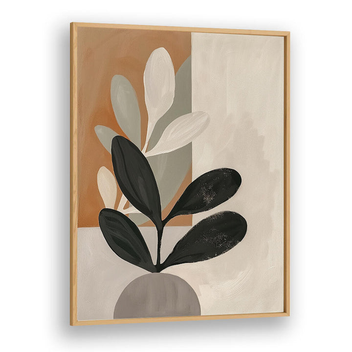 NEUTRAL ELEGANCE , FLORAL FLOWER PAINTINGS