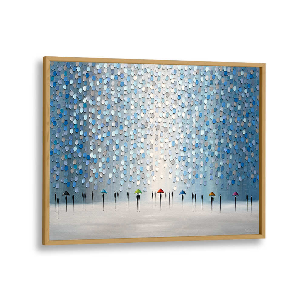 NEW RAIN , MODERN IMPRESSIONISM PAINTINGS