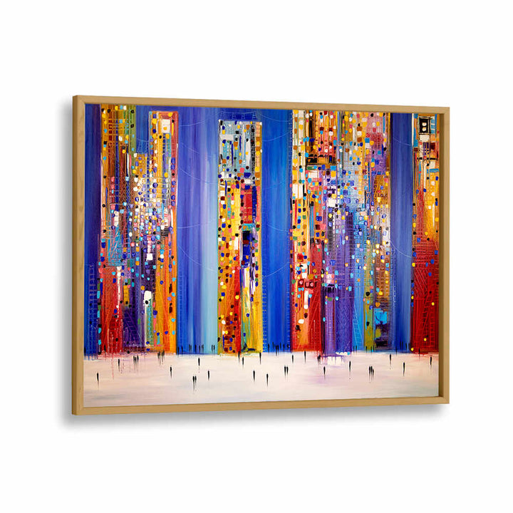 NIGHT STREETS , MODERN IMPRESSIONISM PAINTINGS