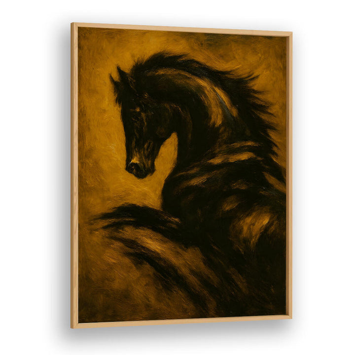NIGHTMARE STALLION , EXPRESSIONISM PAINTINGS