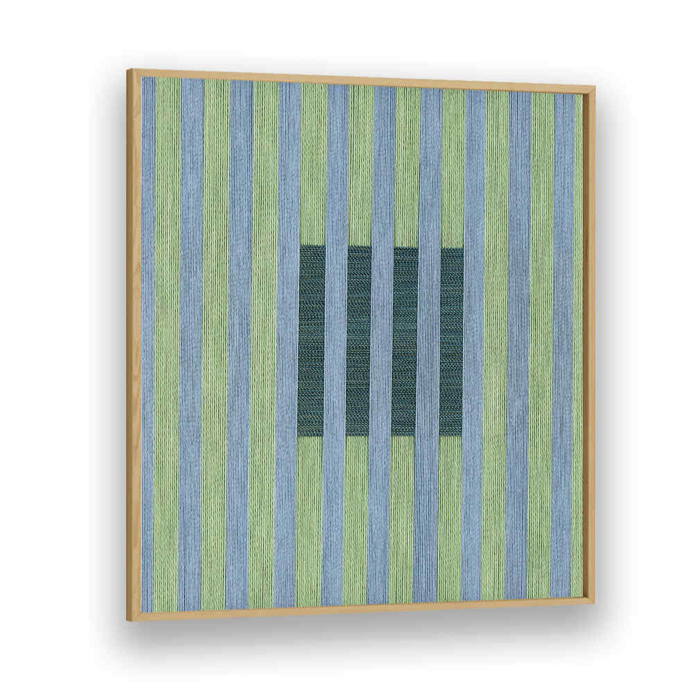 LAGOON GREEN VII , GEOMETRIC ART PRINTS