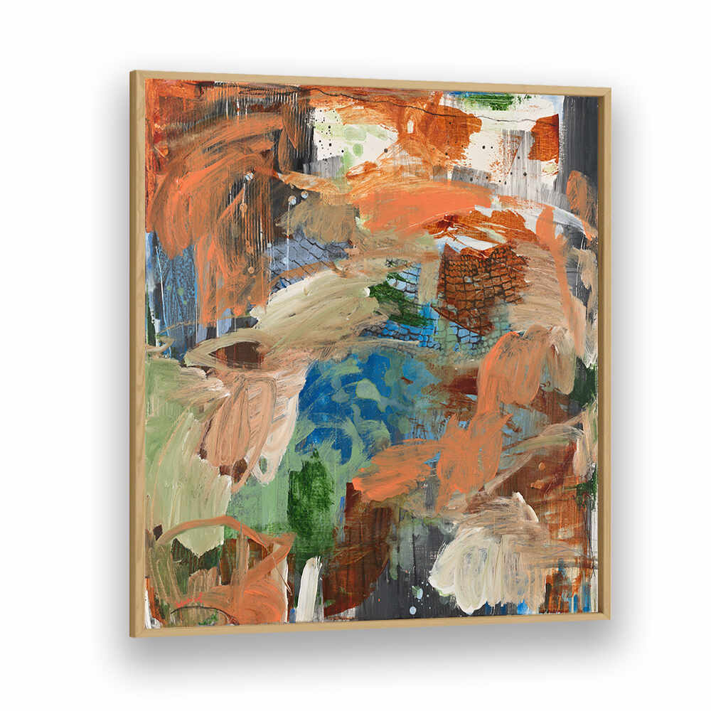 OLD TOWN , ABSTRACT PAINTINGS