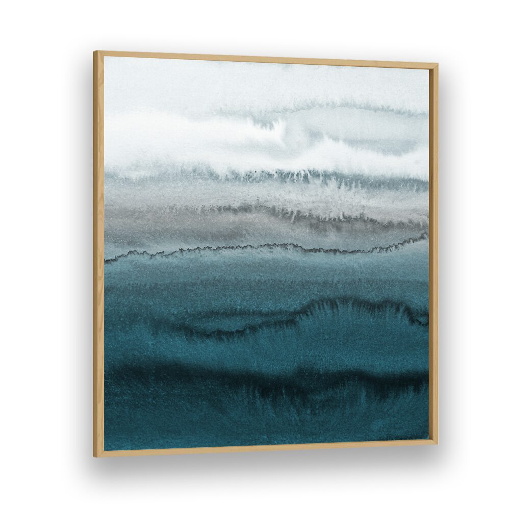 Elegant OCEAN MIST LAYERS, ABSTRACT PAINTINGS capture serene coastal vibes, perfect for enhancing any space.