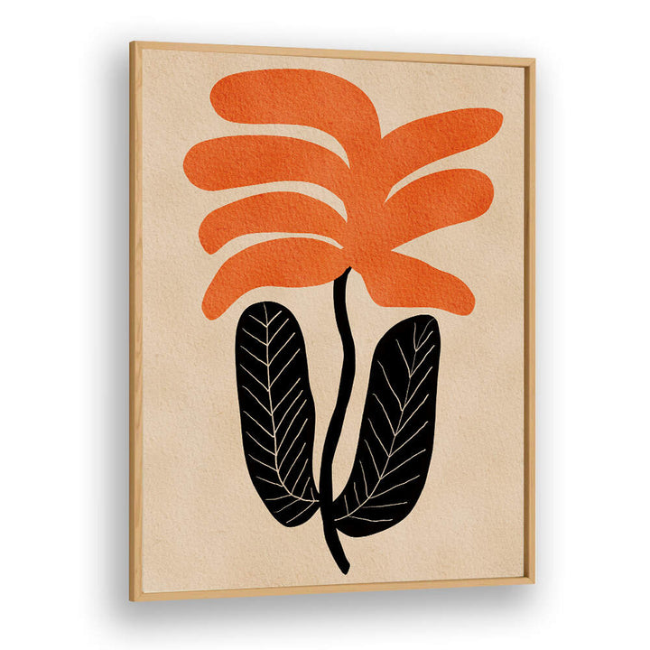 ORANGE FLORAL FLOWER , FLORAL FLOWER PAINTINGS