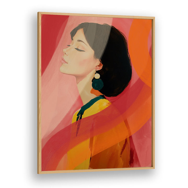 PORTRAIT ORANGE , PORTRAITS & FIGURATIVE ILLUSTRATIONS