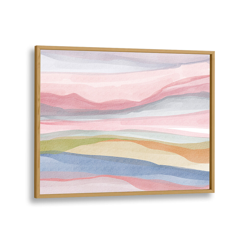 PASTEL WATERCOLOUR LANDSCAPE