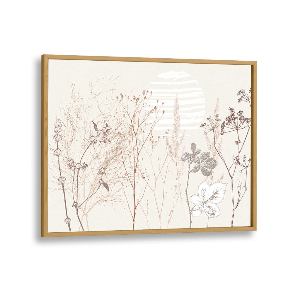 Stunning PLANT CALMING I, FLORAL FLOWER PAINTINGS, blending abstract floral art with serene elegance for your space.