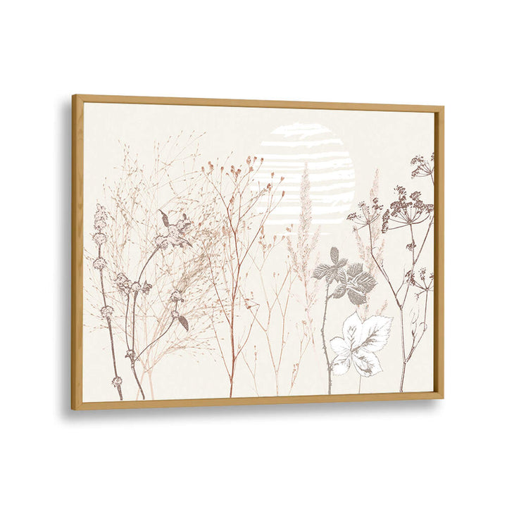 Stunning PLANT CALMING I, FLORAL FLOWER PAINTINGS, blending abstract floral art with serene elegance for your space.
