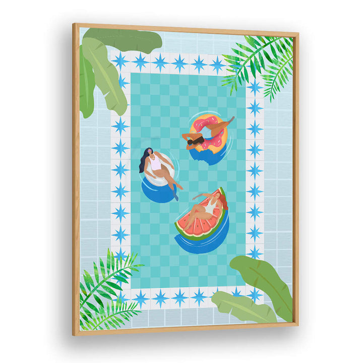 POOL PARTY , TRAVEL POSTERS