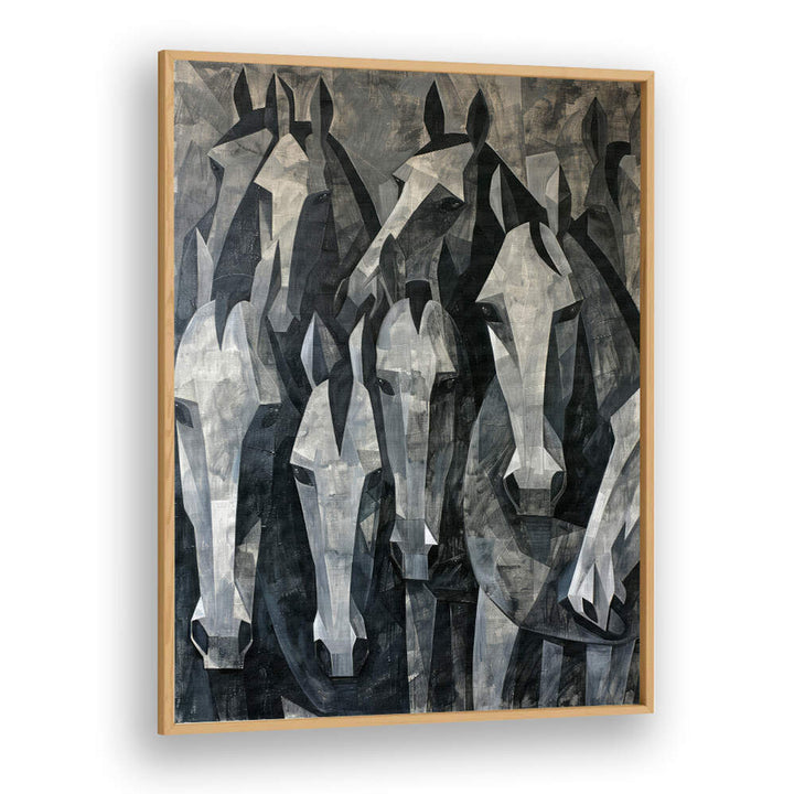 HORSE POSTER XVII , ANIMAL PAINTINGS