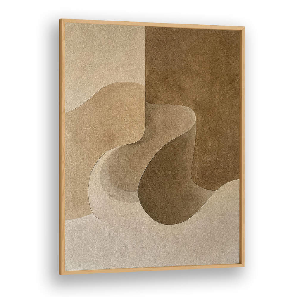 POSTER CANVAS BEIGE ABST XII , ABSTRACT PAINTINGS