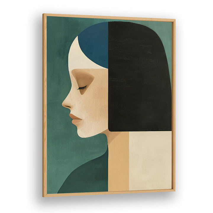 POSTER MINIMALIST PORTRAIT II , PORTRAITS & FIGURATIVE ILLUSTRATIONS