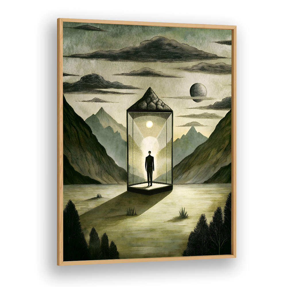 PRISM OF SOLITUDE , SURREAL ART PRINTS