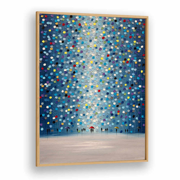 RAINDROP CONFETTI , MODERN IMPRESSIONISM PAINTINGS