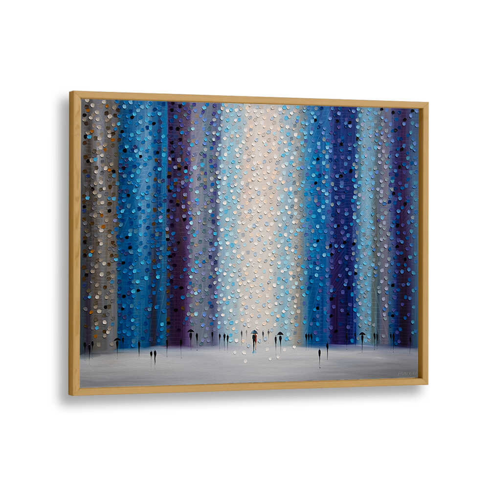 RAINY CITY FOR US , MODERN IMPRESSIONISM PAINTINGS