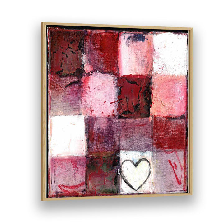 RED CHECKERED HEART
