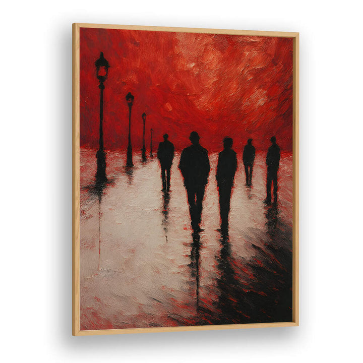 RED LAKE OF ECHOES , EXPRESSIONISM PAINTINGS