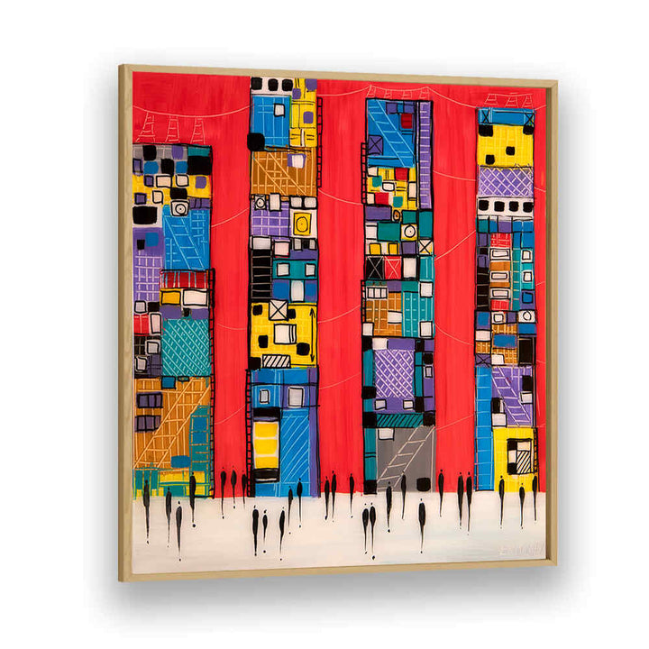 RED SKY , MODERN IMPRESSIONISM PAINTINGS