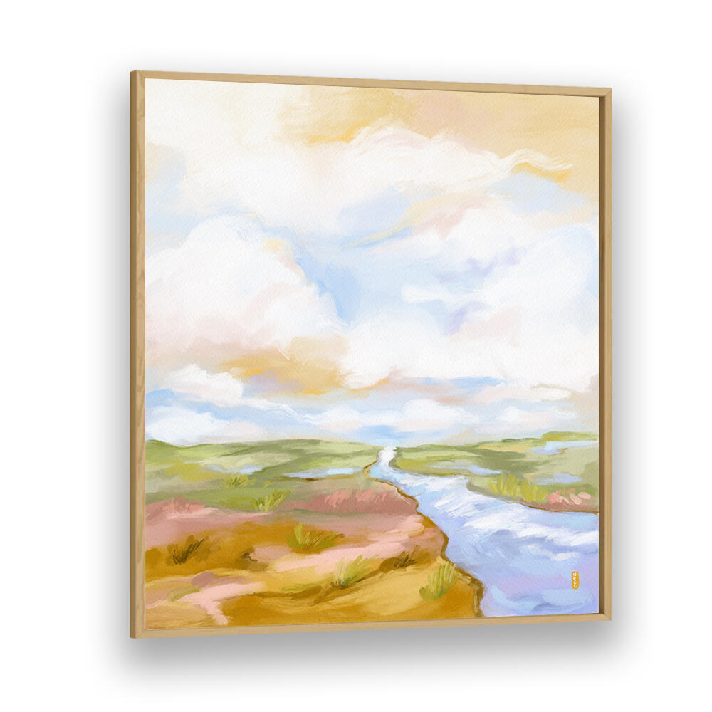 RIVER OF DREAMS LANDSCAPE ARTWORK , LANDSCAPE PAINTINGS