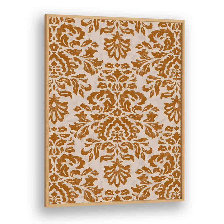 RUSTIC GOLD DAMASK PATTERN