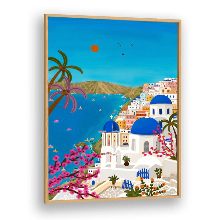 SANTORINI DREAMS , TRAVEL POSTERS