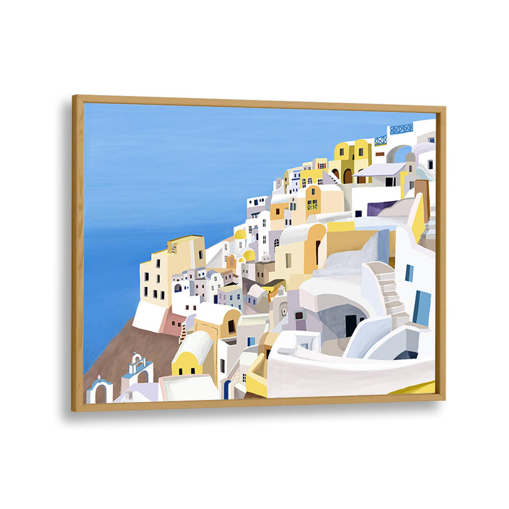 SANTORINI, GREECE CLIFF , TRAVEL POSTERS