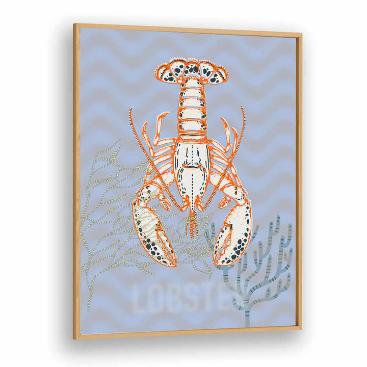 Vibrant SEA LIFE LOBSTER II beach painting, capturing coastal serenity and ocean vibes for your space.