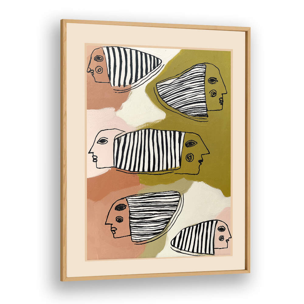 SILENT TRAVELERS , ABSTRACT PAINTINGS