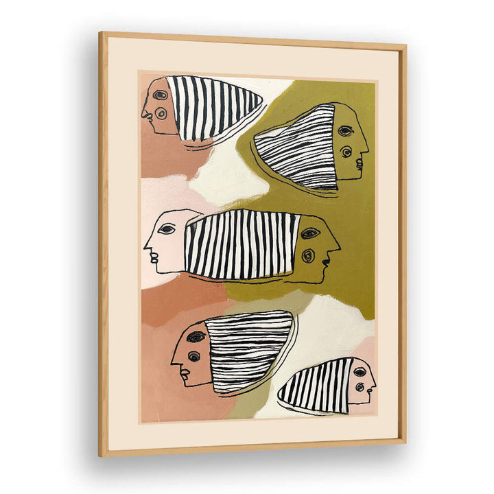 SILENT TRAVELERS , ABSTRACT PAINTINGS