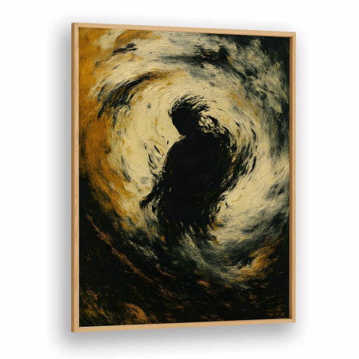 SOLITARY WHITE DRESS , EXPRESSIONISM PAINTINGS