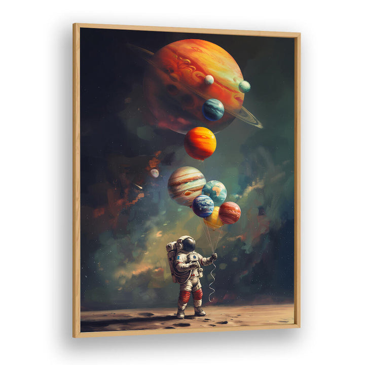 SPACE BALLOON , SURREAL ART PRINTS
