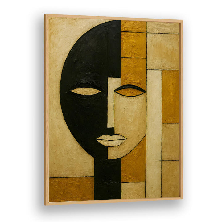 SPLIT MASK , EXPRESSIONISM PAINTINGS