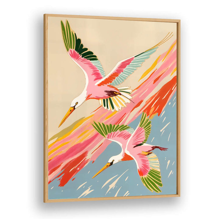 SPOONBILLS SKY