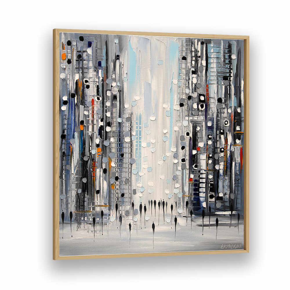 STREET LIFE , MODERN IMPRESSIONISM PAINTINGS