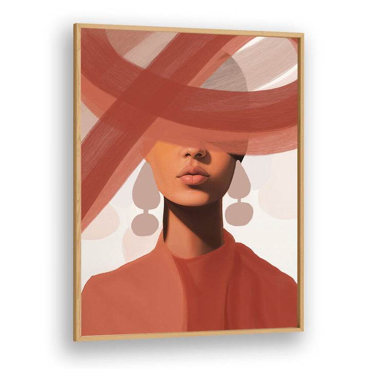 STUDIO PALETTE WOMAN TERRA , PORTRAITS & FIGURATIVE ILLUSTRATIONS