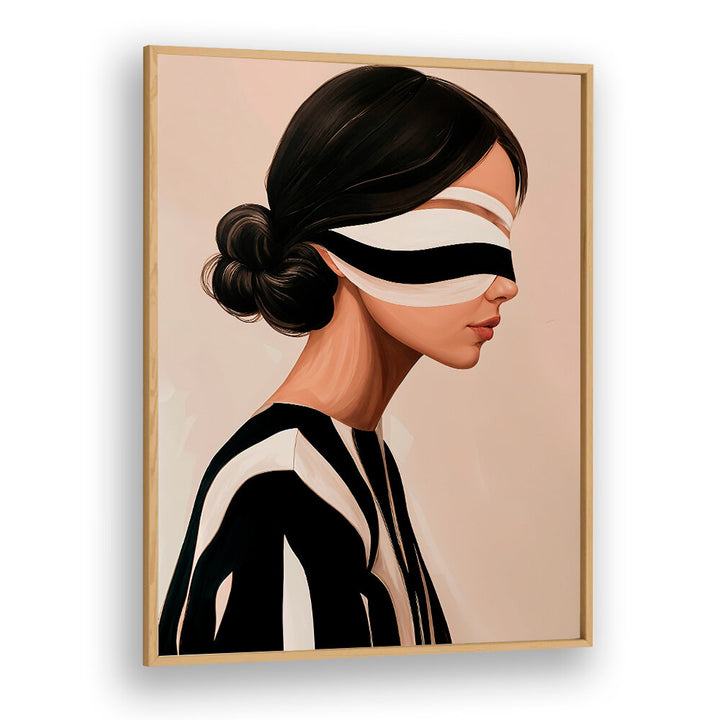 STUDIO PALETTE WOMAN XI , PORTRAITS & FIGURATIVE ILLUSTRATIONS