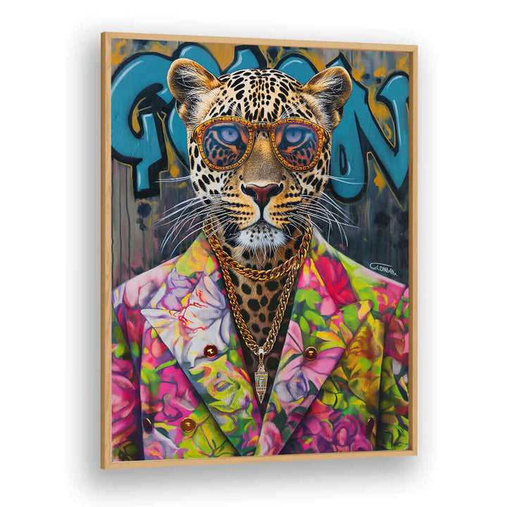 STYLISH LEOPARD , POP ART PAINTINGS
