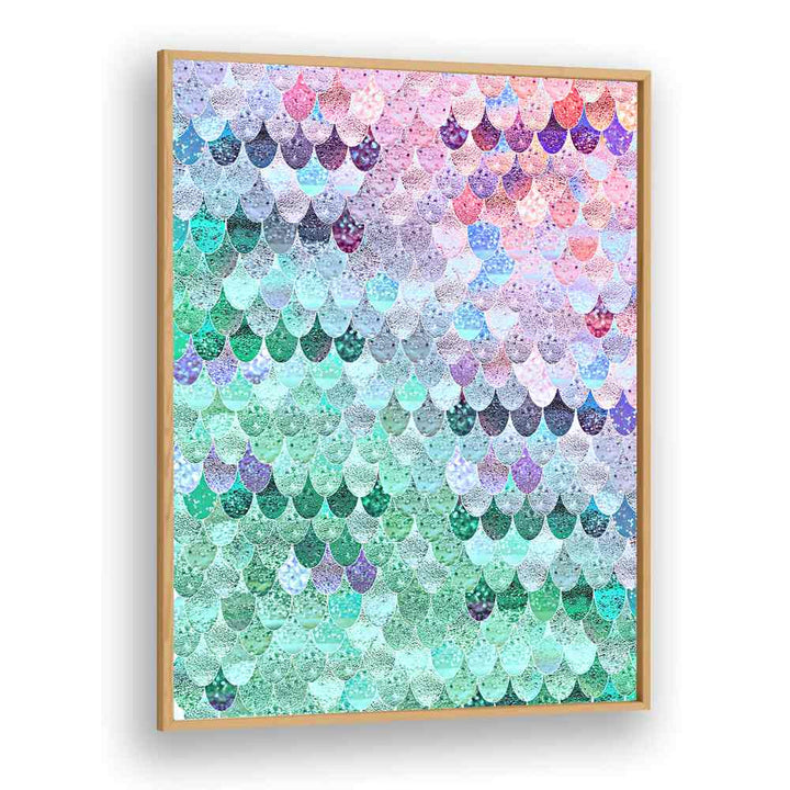 Vibrant SUMMER MERMAID CANDY LOVE, ABSTRACT PAINTINGS, showcasing colorful scales, perfect for elevating your space.